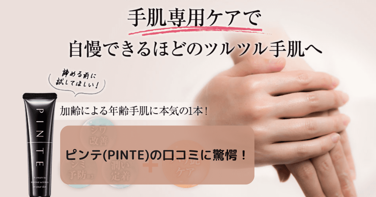 ピンテ(PINTE)の口コミに驚愕！